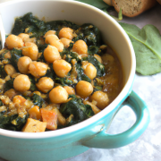 Chickpea and Spinach Stew (Vegan)